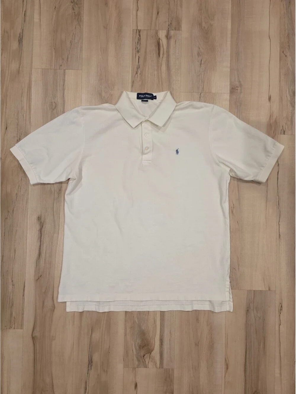 Ralph Lauren Polo Golf White Cotton Polo Shirt XL